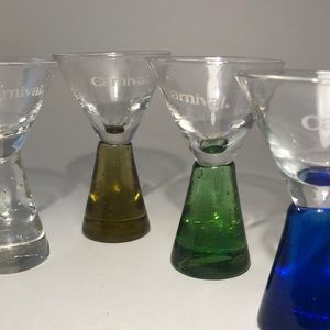 Carnival Cruise shot glasses (set of four)